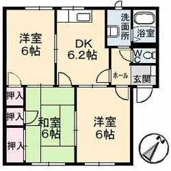 フレグランスアベリアの物件間取画像